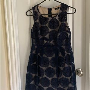 Blue flower dress